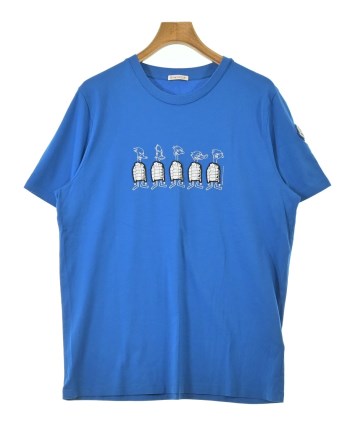 MONCLER（モンクレール）Tシャツ・カットソー 青 サイズ:M メンズ