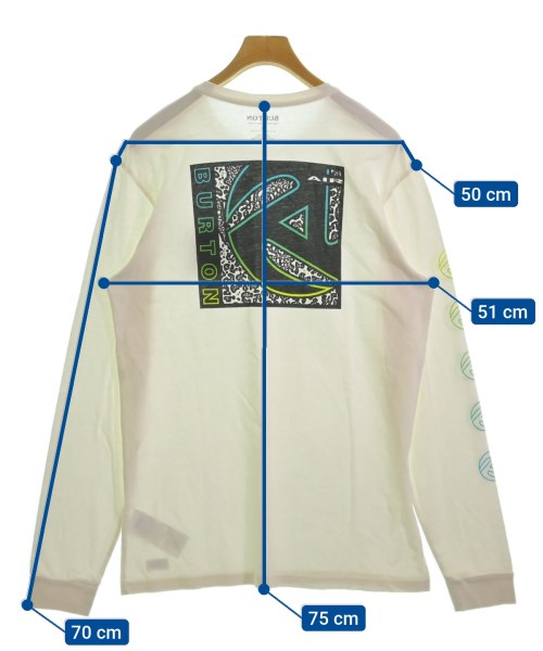 BURTON（バートン）Tシャツ・カットソー 白 サイズ:M メンズ/2200475316066