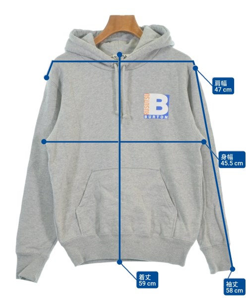 BURTON（バートン）パーカー グレー サイズ:S レディース/2200674442023