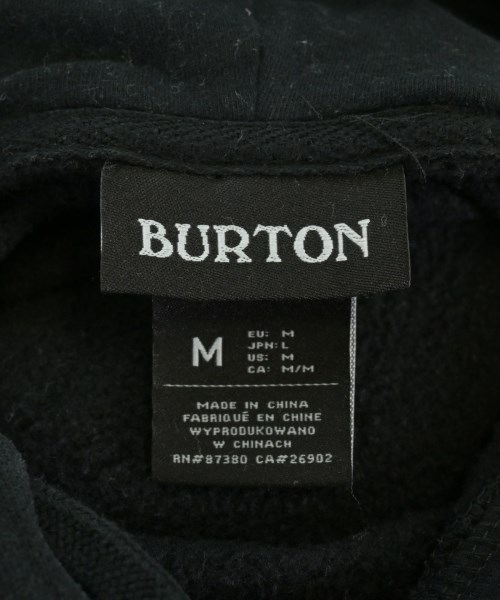 BURTON（バートン）パーカー 黒 サイズ:M メンズ/2200687844036