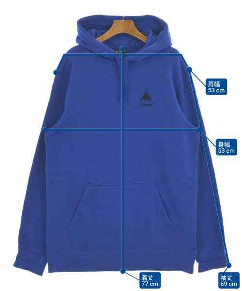 BURTON（バートン）パーカー 青 サイズ:XL メンズ/2200687269037