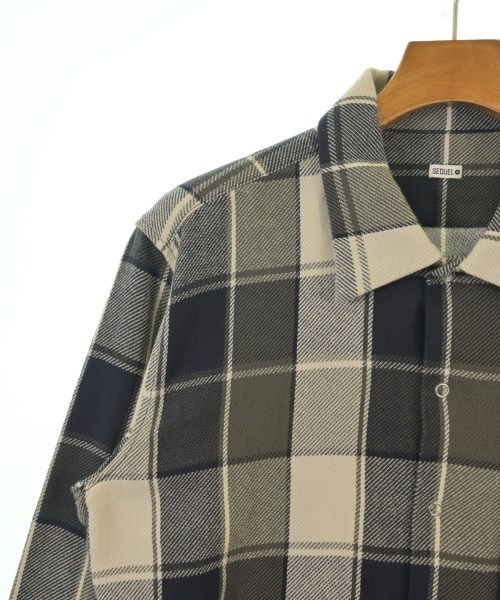 SEQUEL（シークエル）カジュアルシャツ グレー サイズ:S メンズ/2200532333289