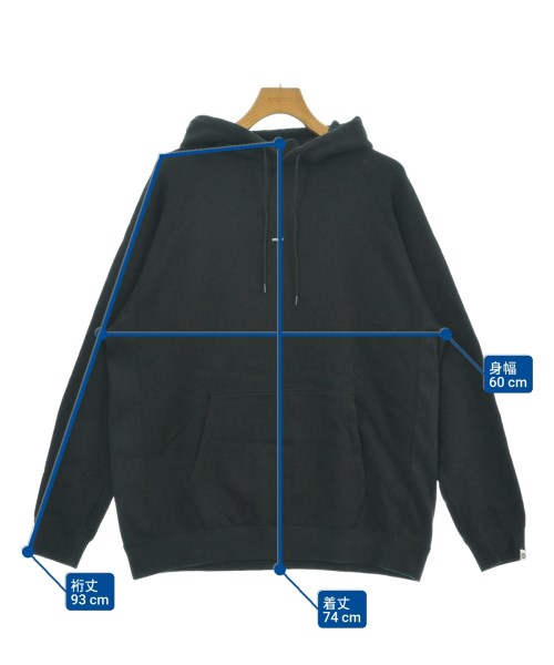 SEQUEL（シークエル）パーカー 黒 サイズ:L メンズ/2200621605020