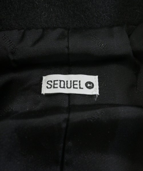 SEQUEL（シークエル）ダッフルコート 黒 サイズ:M メンズ/2200629674011