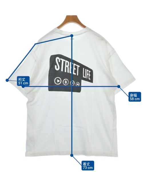 SEQUEL（シークエル）Tシャツ・カットソー 白 サイズ:XL メンズ/2200611435026