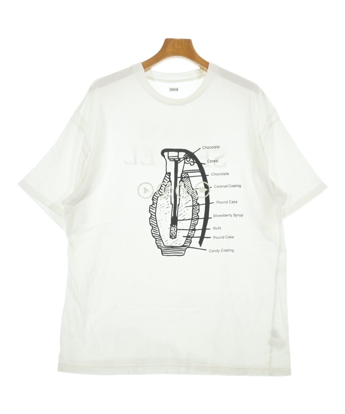 SEQUEL シークエル SEQUEL（シークエル）Tシャツ・カットソー 白 サイズ:XL メンズ
