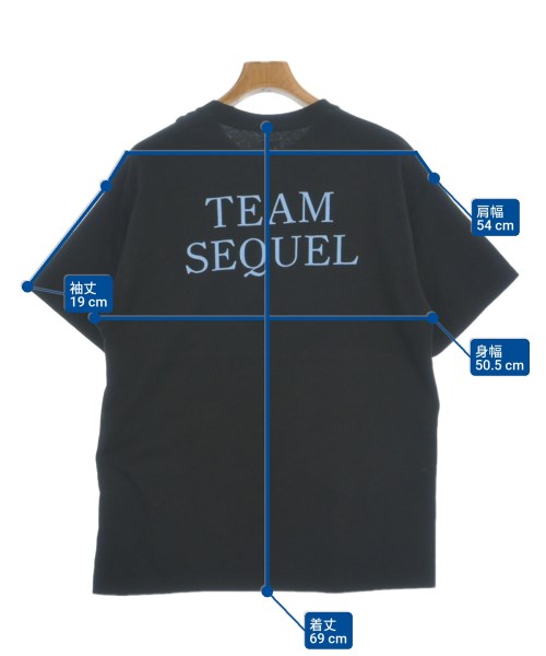 SEQUEL（シークエル）Tシャツ・カットソー 黒 サイズ:M メンズ/2200567140098
