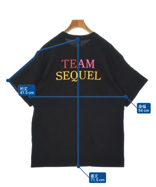 SEQUEL（シークエル）Tシャツ・カットソー 黒 サイズ:L メンズ/2200670077120