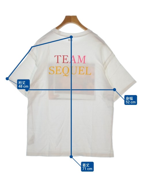 SEQUEL（シークエル）Tシャツ・カットソー 白 サイズ:L メンズ/2200670077137
