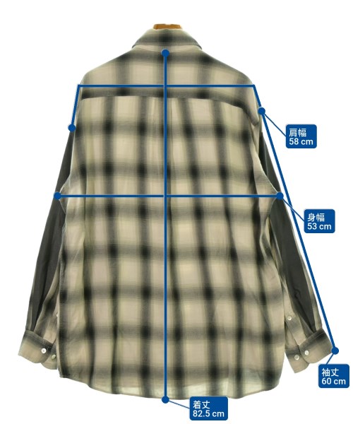 SEQUEL（シークエル）カジュアルシャツ 白 サイズ:M メンズ/2200654646045