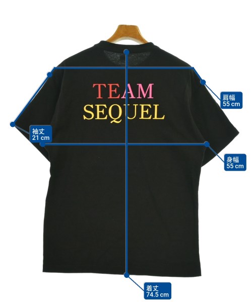 SEQUEL（シークエル）Tシャツ・カットソー 黒 サイズ:M メンズ/2200659785183