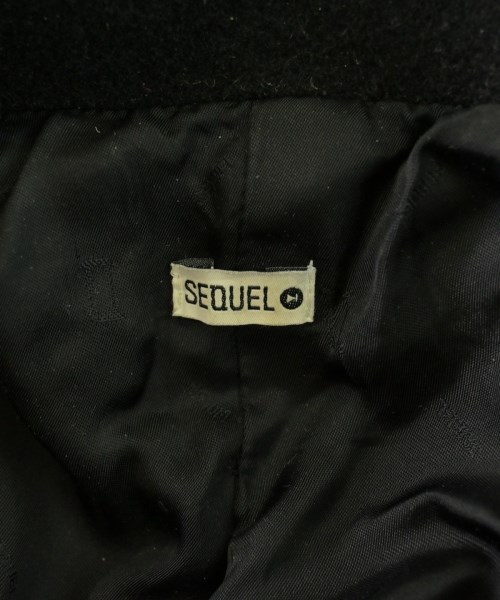 SEQUEL（シークエル）ダッフルコート 黒 サイズ:XL メンズ/2200713445015