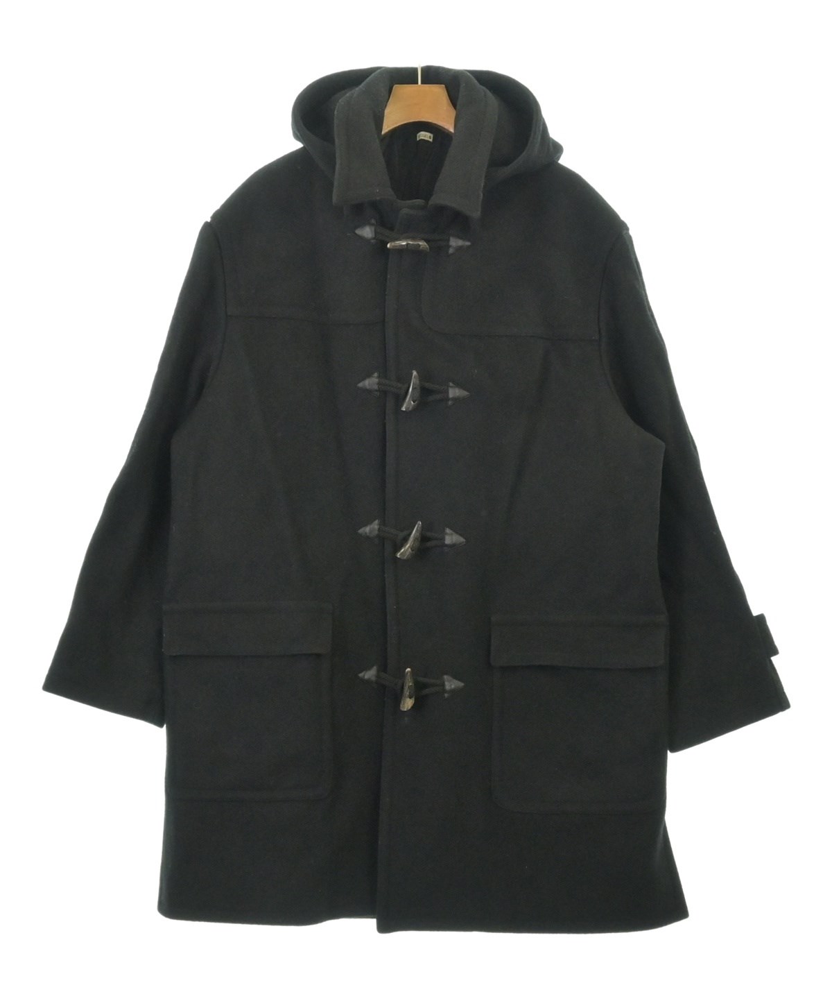 SEQUEL（シークエル）ダッフルコート 黒 サイズ:XL メンズ