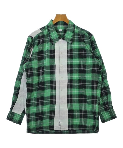 SEQUEL(シークエル)カジュアルシャツ 緑 サイズ:M/2200647148044