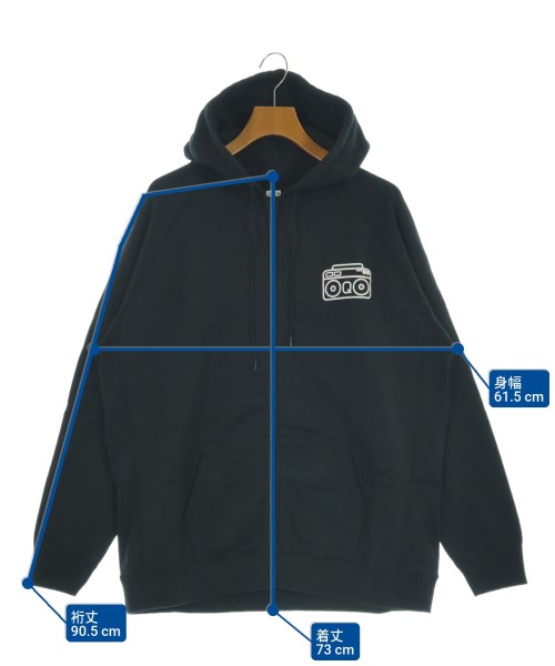 SEQUEL（シークエル）パーカー 黒 サイズ:XL メンズ/2200651498173