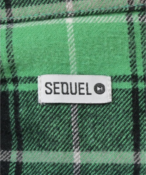 SEQUEL（シークエル）カジュアルシャツ 緑 サイズ:M メンズ/2200670056071