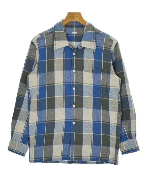 SEQUEL(シークエル)カジュアルシャツ 青 サイズ:S/2200670388066