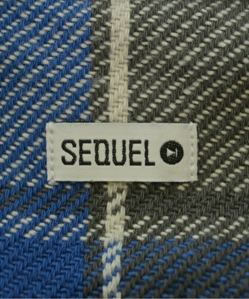 SEQUEL（シークエル）カジュアルシャツ 青 サイズ:S メンズ/2200670388066