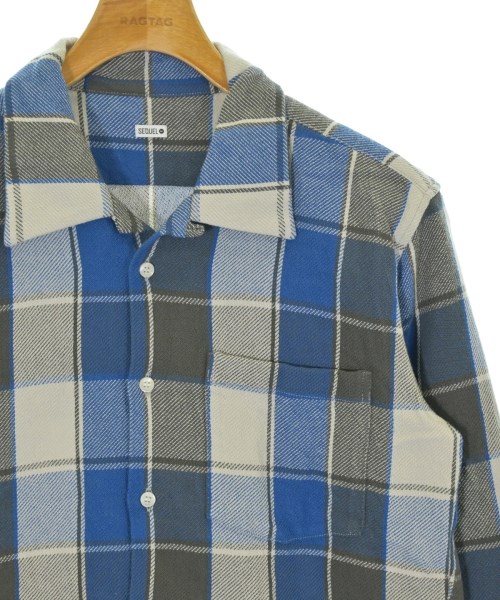 SEQUEL（シークエル）カジュアルシャツ 青 サイズ:S メンズ/2200670388066