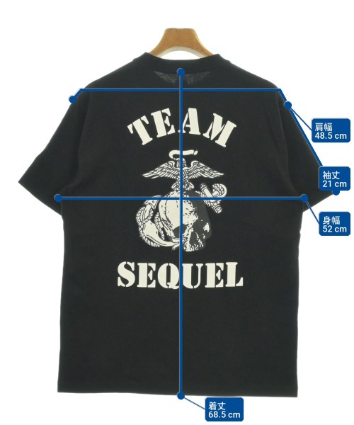 SEQUEL（シークエル）Tシャツ・カットソー 黒 サイズ:M メンズ/2200718745134