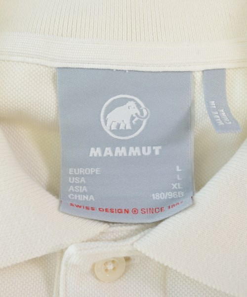 MAMMUT（マムート）ポロシャツ 白 サイズ:L メンズ/2200606339087