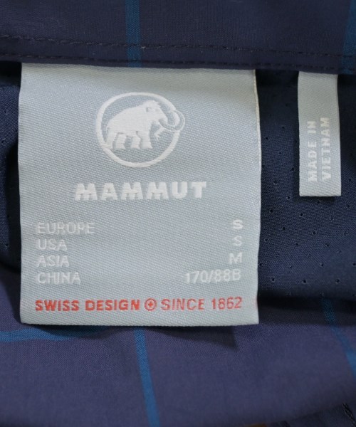 MAMMUT（マムート）カジュアルシャツ 紺 サイズ:M メンズ/2200654450031