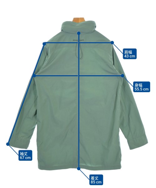 MAMMUT（マムート）モッズコート 緑 サイズ:L メンズ/2200696879012