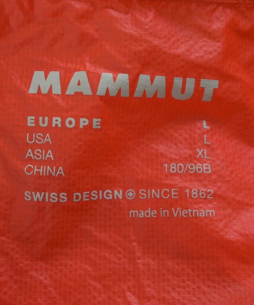 MAMMUT（マムート）マウンテンパーカー 赤 サイズ:L メンズ/2200650832046