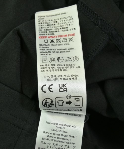 MAMMUT（マムート）Tシャツ・カットソー 黒 サイズ:L メンズ/2200715051085