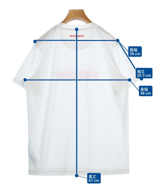 MAMMUT（マムート）Tシャツ・カットソー 白 サイズ:S レディース/2200629565036