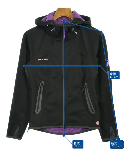 MAMMUT（マムート）ブルゾン 黒 サイズ:S レディース/2200705952040