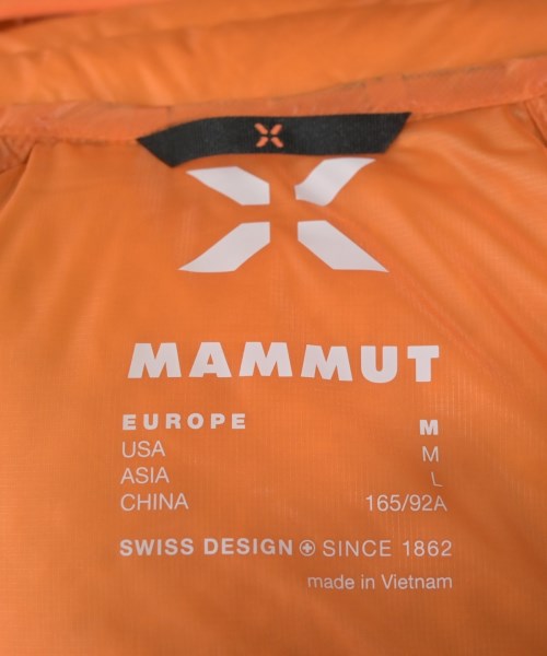 MAMMUT（マムート）ダウンジャケット/ダウンベスト オレンジ サイズ:L レディース/2200670070039
