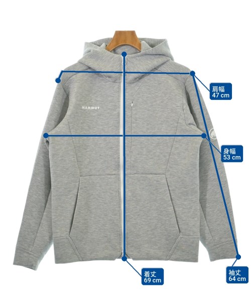 MAMMUT（マムート）パーカー グレー サイズ:XL メンズ/2200733731013