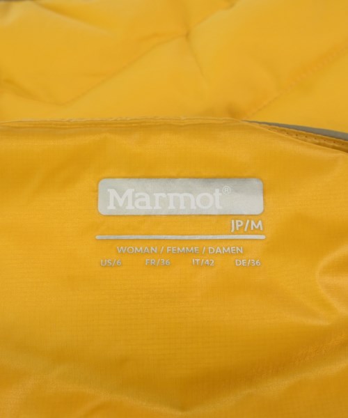 Marmot（マーモット）ダウンジャケット/ダウンベスト 黄 サイズ:M レディース/2200619999018