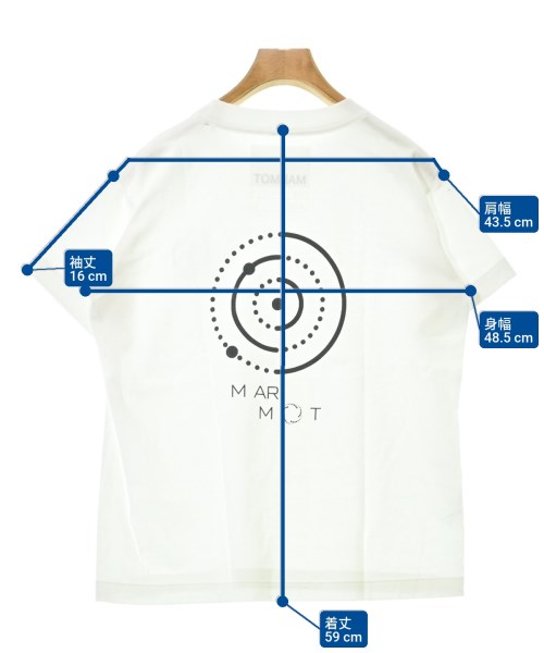 Marmot（マーモット）Tシャツ・カットソー 白 サイズ:S レディース/2200612188129
