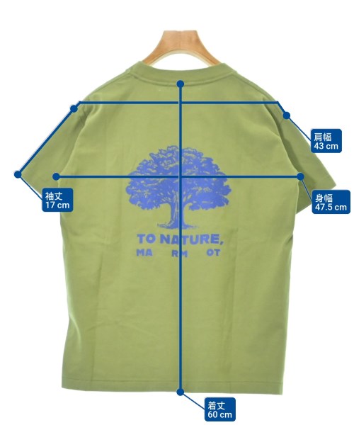 Marmot（マーモット）Tシャツ・カットソー カーキ サイズ:S レディース/2200612188143