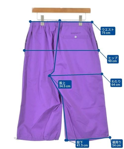 Marmot（マーモット）ショートパンツ 紫 サイズ:S レディース/2200612188280