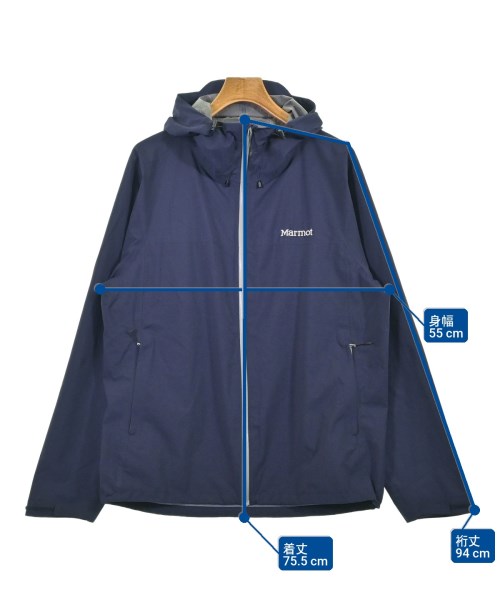 Marmot（マーモット）マウンテンパーカー 紺 サイズ:XL メンズ/2200699304023