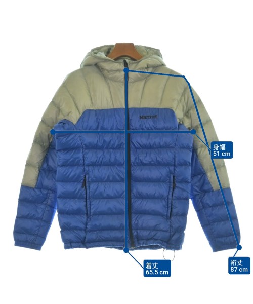 Marmot（マーモット）ダウンジャケット/ダウンベスト グレー サイズ:M メンズ/2200654520024