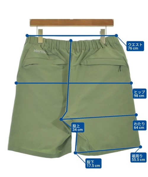 Marmot（マーモット）ショートパンツ カーキ サイズ:L メンズ/2200653441528