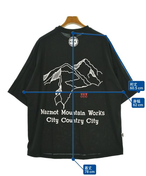 Marmot（マーモット）Tシャツ・カットソー 黒 サイズ:L メンズ/2200664073053
