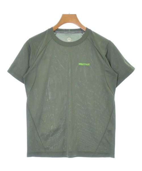 Marmot(マーモット)Tシャツ・カットソー カーキ サイズ:M/2200684814599