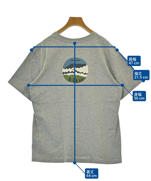 mont-bell（モンベル）Tシャツ・カットソー グレー サイズ:M メンズ/2200609208700