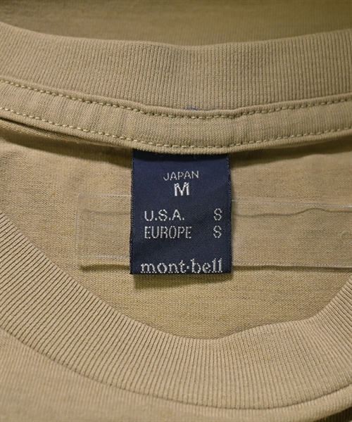 mont-bell（モンベル）Tシャツ・カットソー ベージュ サイズ:M メンズ/2200609208779