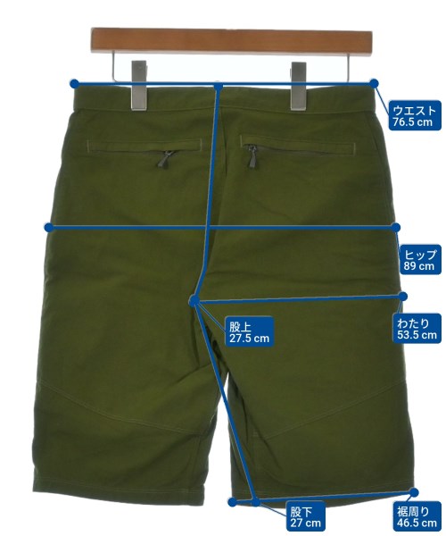 mont-bell（モンベル）ショートパンツ 緑 サイズ:S メンズ