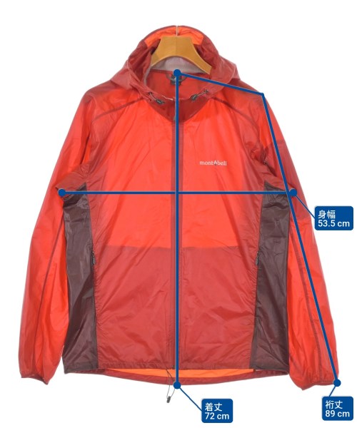 mont-bell（モンベル）マウンテンパーカー 赤 サイズ:L レディース/2200623218051