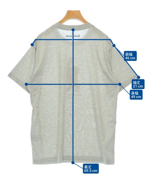 mont-bell（モンベル）Tシャツ・カットソー グレー サイズ:L メンズ/2200616052082
