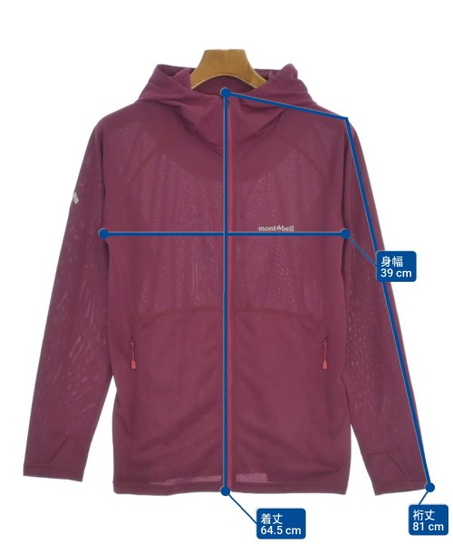 mont-bell（モンベル）パーカー 赤 サイズ:L レディース/2200620059114