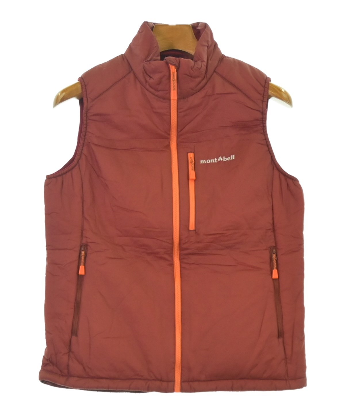 mont-bell（モンベル）ダウンジャケット/ダウンベスト 赤 サイズ:S