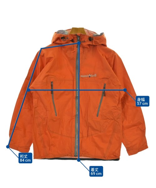 mont-bell（モンベル）マウンテンパーカー オレンジ サイズ:XS レディース/2200647813041